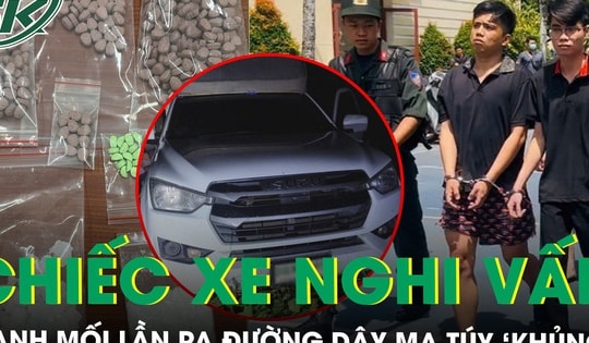 Chặn bắt chiếc ô tô nghi vấn, cảnh sát lần ra đường dây ma túy ‘khủng’