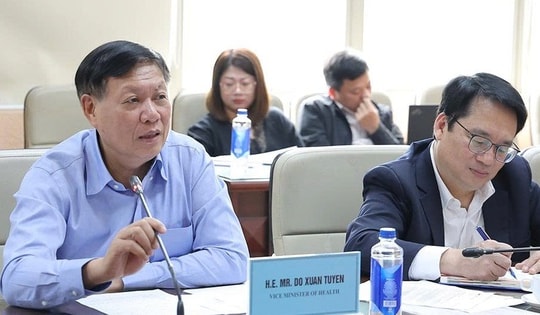 Thứ trưởng Bộ Y tế Đỗ Xuân Tuyên làm việc với Tham tán Nông nghiệp của Đại sứ quán Hoa Kỳ tại Việt Nam