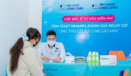 Long Châu tầm soát HPV miễn phí cho hàng trăm khách hàng, ra mắt giải pháp nhận diện sớm nguy cơ ung thư cổ tử cung