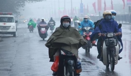 Khi nào miền Bắc bắt đầu mưa phùn do không khí lạnh lệch đông?