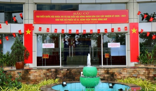 Các điểm bầu cử đặc biệt tại bệnh viện ở Huế sẵn sàng cho ngày hội non sông