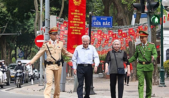 Hà Nội bảo đảm giao thông thông suốt, an toàn, an ninh trật tự tại hơn 4.000 khu vực bỏ phiếu