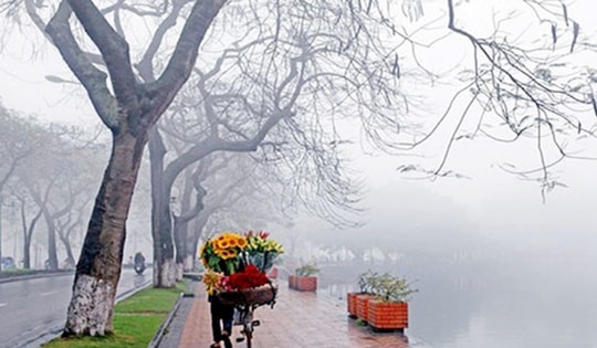 Không khí lạnh suy yếu, miền Bắc mưa phùn hết ngày mai