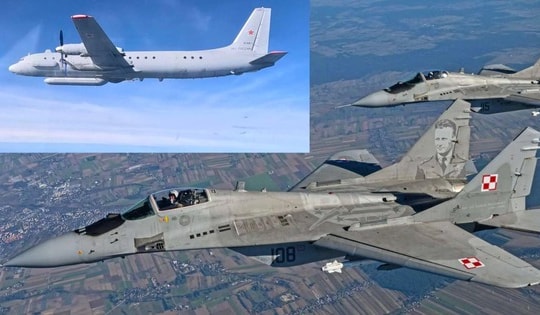 Tiêm kích MiG-29 Ba Lan chặn bắt tín hiệu từ trinh sát cơ Il-20 Nga
