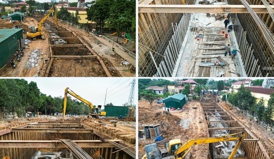 Đại công trường 920 tỷ đồng 'giải cứu' ngập úng phía Tây Bắc Hà Nội