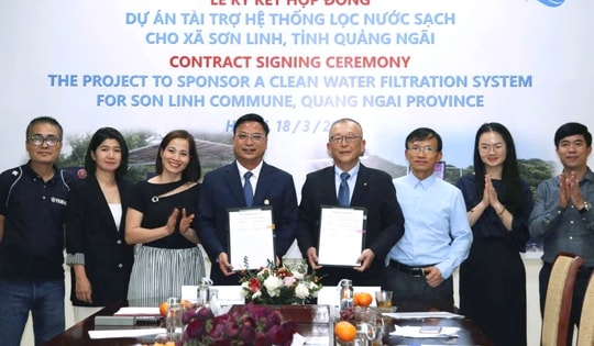 Quỹ Bảo trợ trẻ em Việt Nam kết nối giúp người dân Quảng Ngãi sắp có thêm nguồn nước sạch sinh hoạt