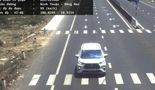 'Mắt thần' ở Lâm Đồng phát hiện hàng chục ô tô chạy quá tốc độ trên cao tốc