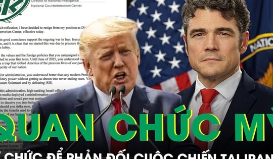 Giám đốc chống khủng bố của Mỹ từ chức để phản đối cuộc chiến tại Iran, ông Trump nói gì?