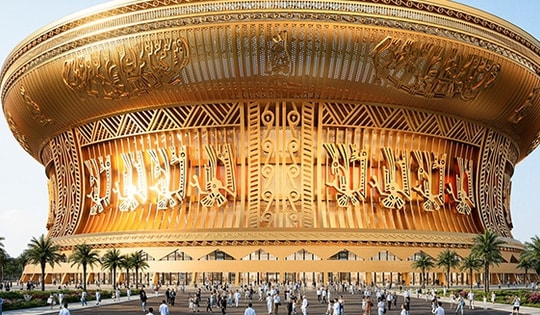 'Siêu sân' Trống Đồng 135.000 chỗ vươn mình từ cánh đồng ngoại thành