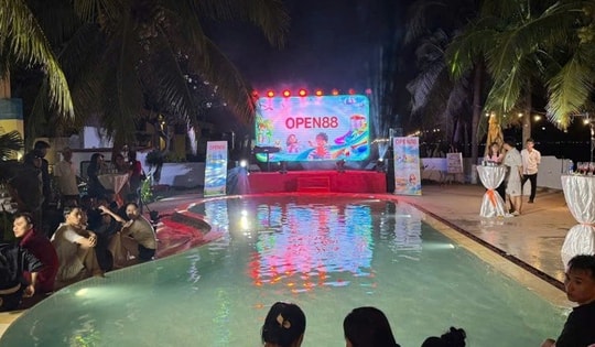 Thuê resort để quảng cáo trang web cá cược trái phép