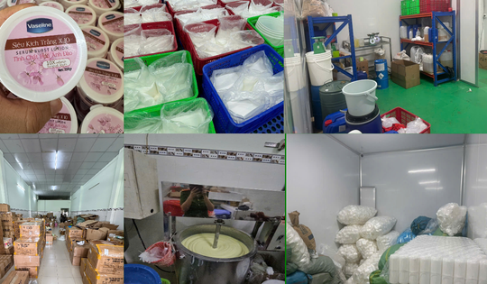 TPHCM: Triệt phá 'đại công xưởng' sản xuất mỹ phẩm giả gắn mác ngoại nhập