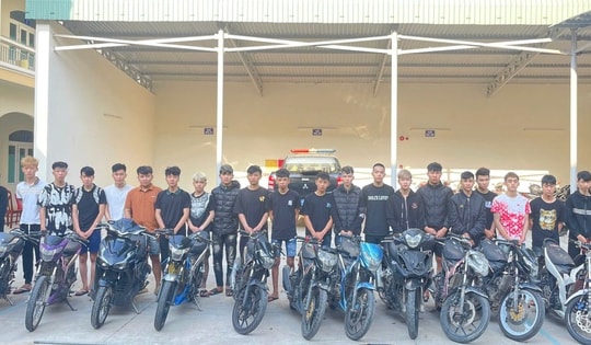 Rượt đuổi, hỗn chiến lúc rạng sáng, 20 thanh thiếu niên bị giữ khẩn cấp