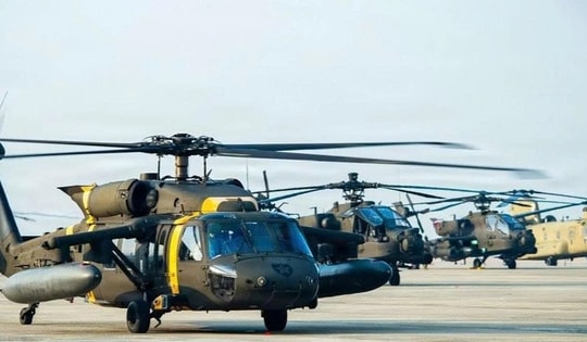 Mỹ phô diễn sức mạnh trực thăng tầm xa xuyên bán đảo Triều Tiên