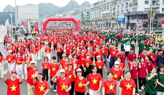 Hơn 34.000 người ở Quảng Ninh tham gia Ngày chạy Olympic 2026