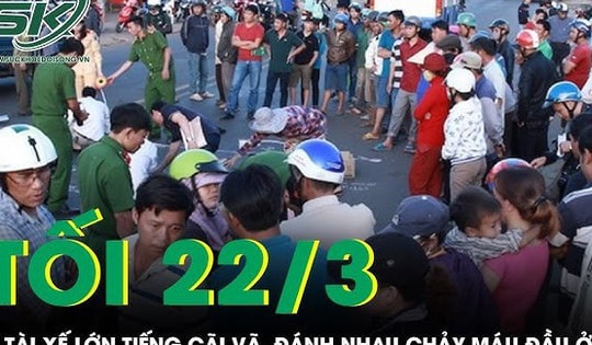 Hãi hùng clip 2 tài xế lớn tiếng cãi vã, đánh nhau chảy máu đầu giữa đường ở TPHCM