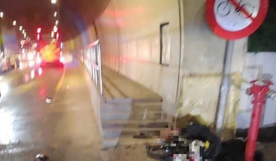 Tai nạn giao thông nghiêm trọng ở Huế khiến 2 người tử vong tại cửa hầm