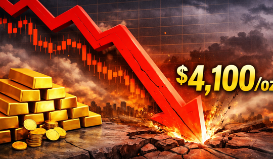 Giá vàng thế giới ngày 23/3 lao dốc kinh hoàng, bốc hơi hơn 400 USD mỗi ounce