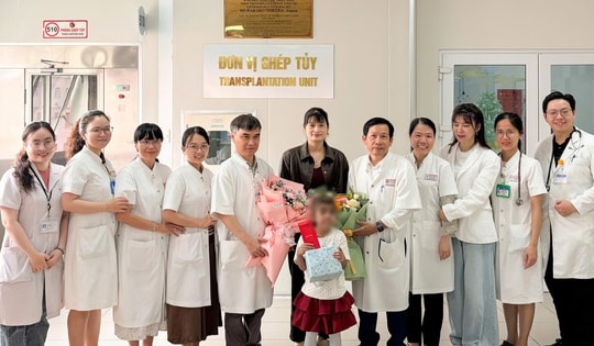 Cứu sống bệnh nhi 7 tuổi nhờ ghép tế bào gốc từ chị ruột