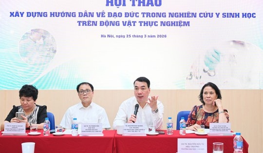 Xây dựng hướng dẫn về đạo đức trong nghiên cứu y sinh học trên động vật thực nghiệm