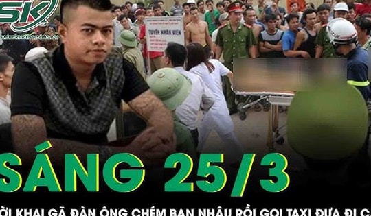 Lời khai gã đàn ông chém nhiều nhát vào chỗ hiểm của bạn nhậu rồi gọi taxi đưa đi cấp cứu