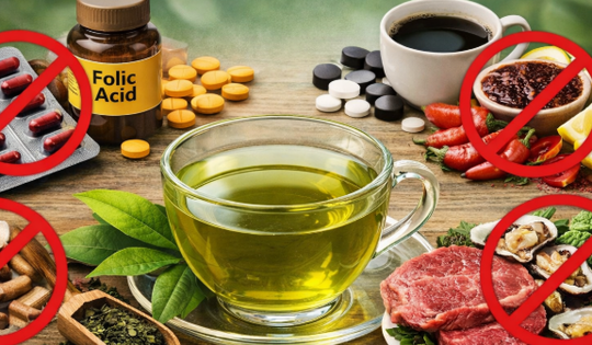 Trà xanh ‘kỵ’ những thực phẩm và chất bổ sung nào?