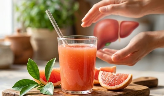 Sự thật về công dụng thanh lọc gan của nước ép bưởi và cách uống an toàn