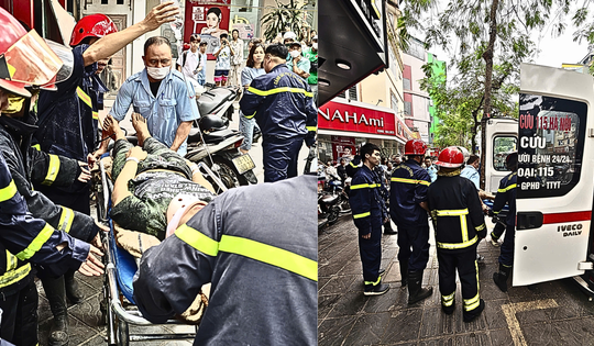 Giải cứu kịp thời nam thanh niên mắc kẹt trong thang máy