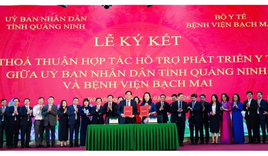 Quảng Ninh và Bệnh viện Bạch Mai ký kết hợp tác trong lĩnh vực y tế