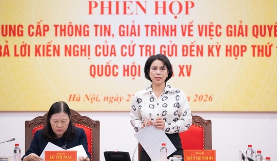 Giải quyết 96,3% kiến nghị cử tri gửi Kỳ họp thứ 10 Quốc hội khóa XV
