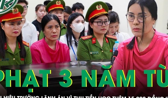 Cựu hiệu trưởng lãnh án 3 năm tù vì thu tiền học thêm 15.000 đồng/tiết từ 13 năm trước, ‘chênh’ 1 tỷ đồng