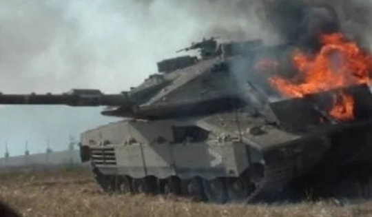 Hezbollah tung đòn phục kích khiến Israel mất 21 xe tăng Merkava trong một ngày