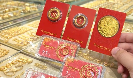 Giá vàng trong nước 'co giãn' theo vàng thế giới, chênh lệch lên khoảng 30 triệu đồng/lượng