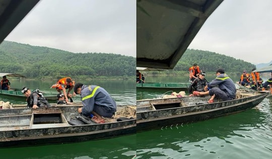 Đã tìm thấy thi thể hai vợ chồng trong vụ lật thuyền khi thả lưới đánh cá trên hồ thủy điện Chiêm Hóa