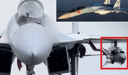 Tiêm kích Su-35 Nga lộ cấu hình tên lửa mới giúp tăng sức ép trên bầu trời Ukraine