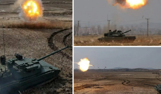 Xe tăng Chonma-2 của Triều Tiên có thể chặn đứng các đòn tấn công từ trên không