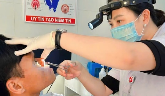 Chảy máu mũi 3 ngày, phát hiện đỉa sống ký sinh