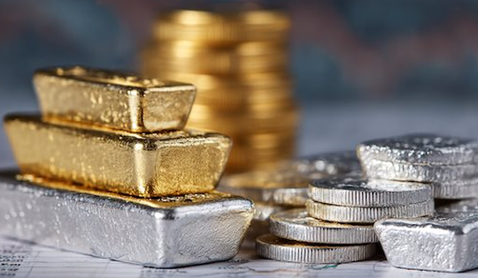 Giá vàng, bạc thế giới tăng nhẹ sáng 31/3