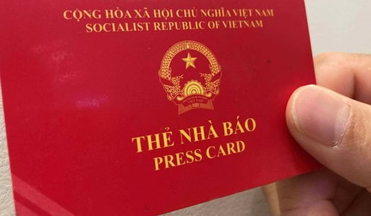 Gia hạn sử dụng Thẻ nhà báo kỳ hạn 2021-2025 đến hết ngày 30/6/2026