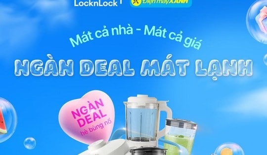 LOCKNLOCK tung siêu deal 50++ tại Điện Máy Xanh, mua 1 tặng 1 chỉ trong tháng 4!
