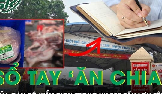 Cuốn sổ tay 'ăn chia' của cán bộ thú y lật tẩy đường dây ‘phù phép’ thịt bẩn thành thịt sạch