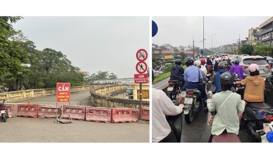 Đi sớm vẫn tắc đường, nhịp sống người Hà Nội xáo trộn vì cấm cầu Long Biên