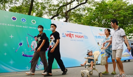 Rộn ràng trước ngày diễn ra Lễ mít tinh Ngày Sức khỏe toàn dân 7/4