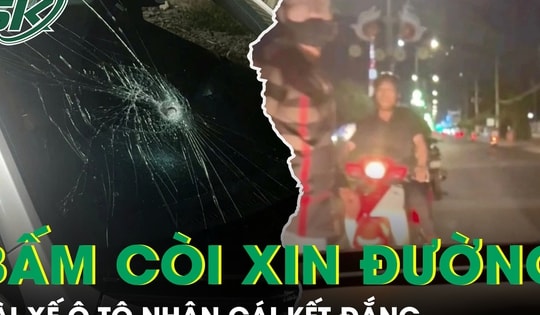 Bấm còi xin đường, tài xế ô tô bị nhóm ‘quái xế’ chặn xe, đập vỡ kính