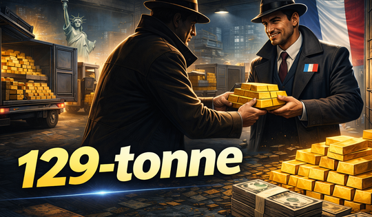 Pháp rút 129 tấn vàng khỏi Mỹ bằng cách không ai ngờ