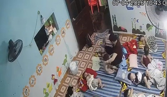 Nghi vấn cháu bé bị bạo hành ở cơ sở mầm non tư thục