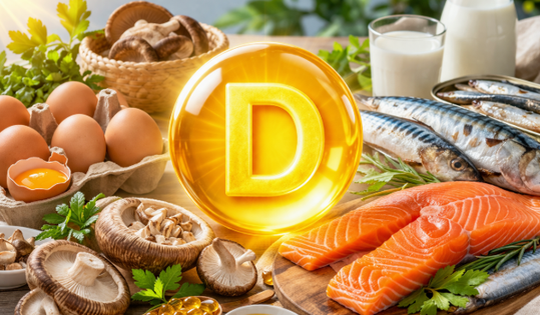 Bổ sung vitamin D từ tự nhiên, giải pháp an toàn cho xương và miễn dịch