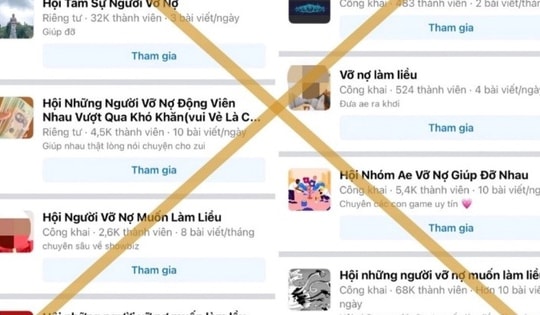 Công an Hà Nội cảnh báo liên quan các hội nhóm 'vỡ nợ làm liều'