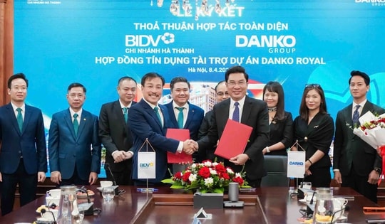 Danko Group 'bắt tay' BIDV: Bảo chứng vàng cho tiến độ Danko Royal