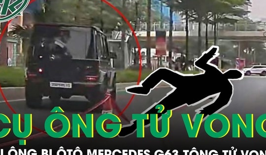Cụ ông 91 tuổi bị ôtô Mercedes G63 tông tử vong ở Hà Nội