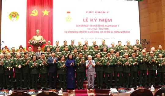 Cục Quân y đón nhận Danh hiệu Anh hùng Lực lượng vũ trang nhân dân